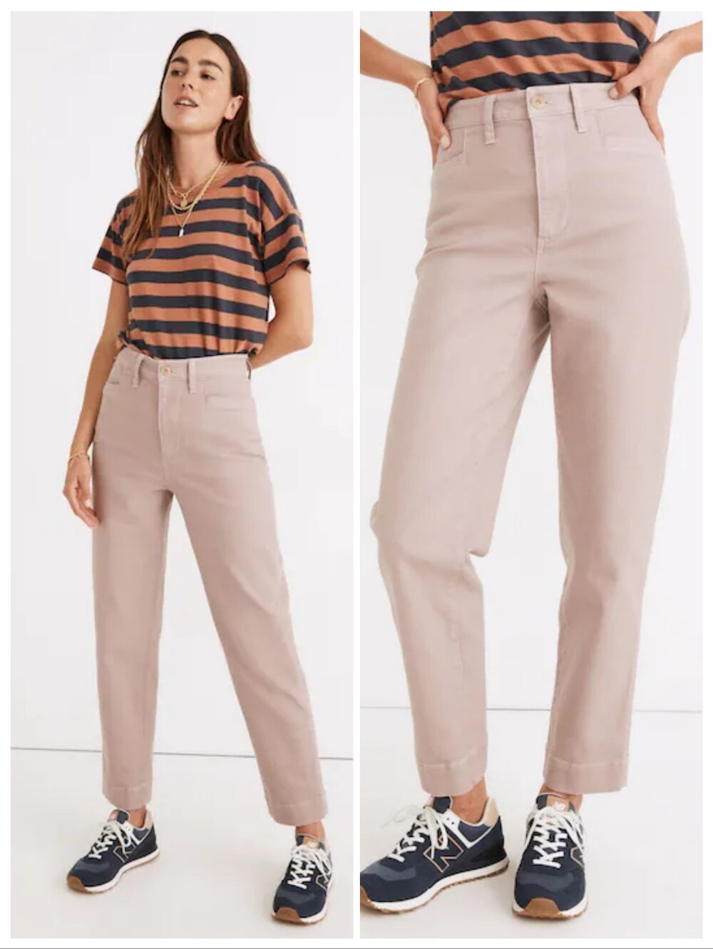 Madewell Slim Emmett Tapered Pants | Size 28 | High Rise Ankle Pants Minimalist